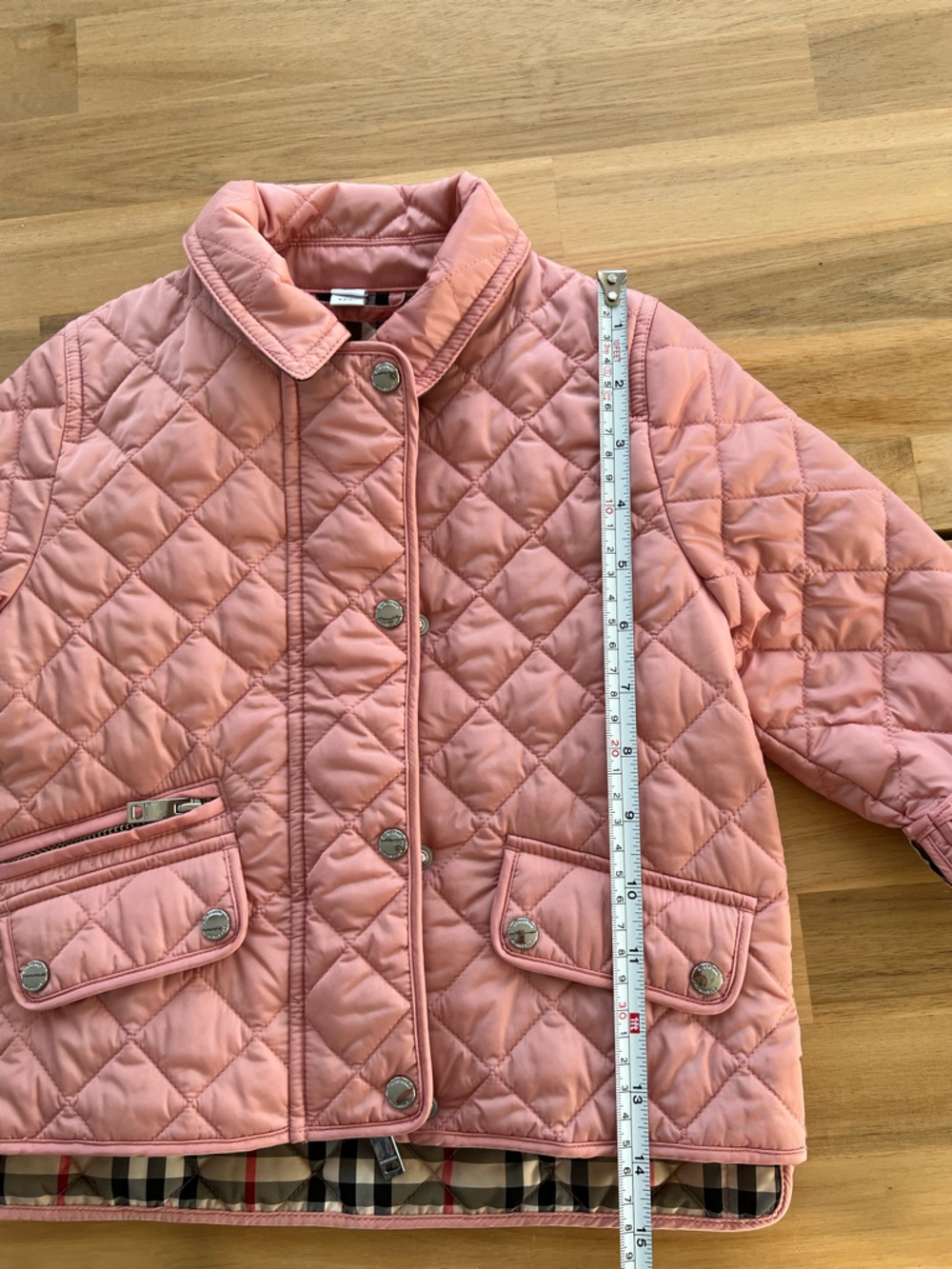 Burberry toddler's Quilted Pink Jacket 2Y - Picture 5 of 11